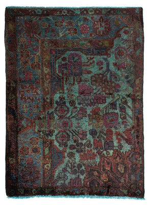 Perser Rug - Nomadic - 111 x 80 cm - light blue
