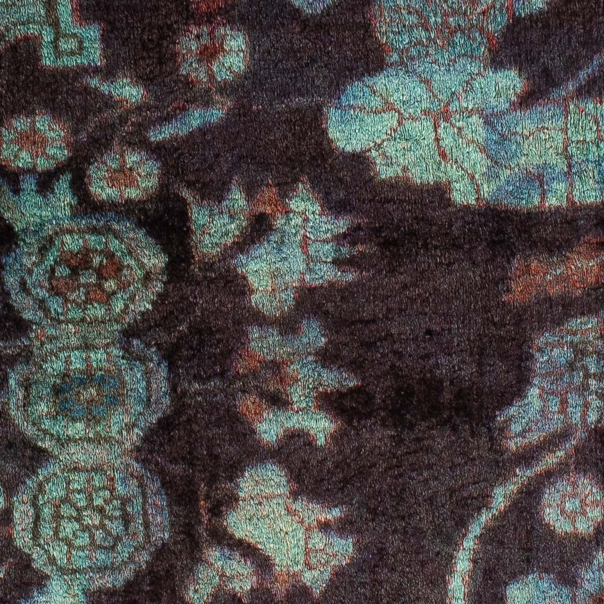 Perser Rug - Nomadic - 120 x 97 cm - light blue