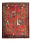 Perser Rug - Nomadic - 99 x 82 cm - dark red