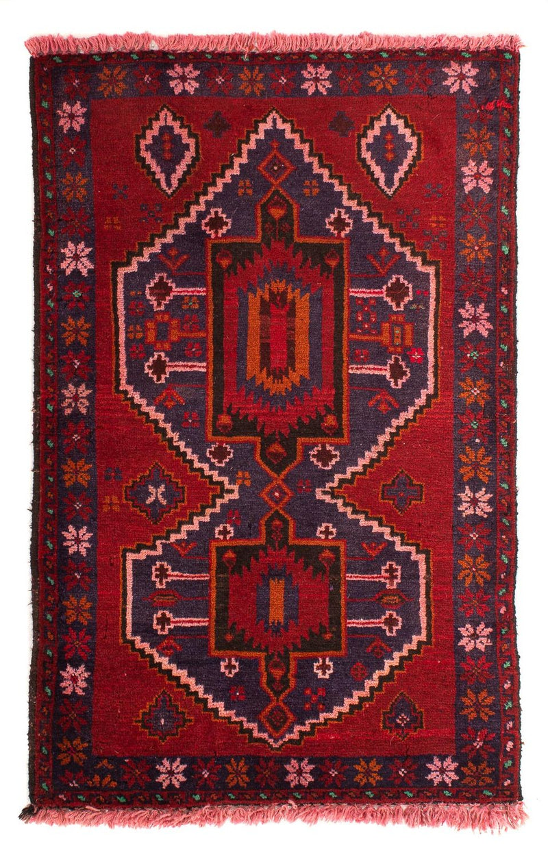 Belutsch Rug - 125 x 87 cm - dark red