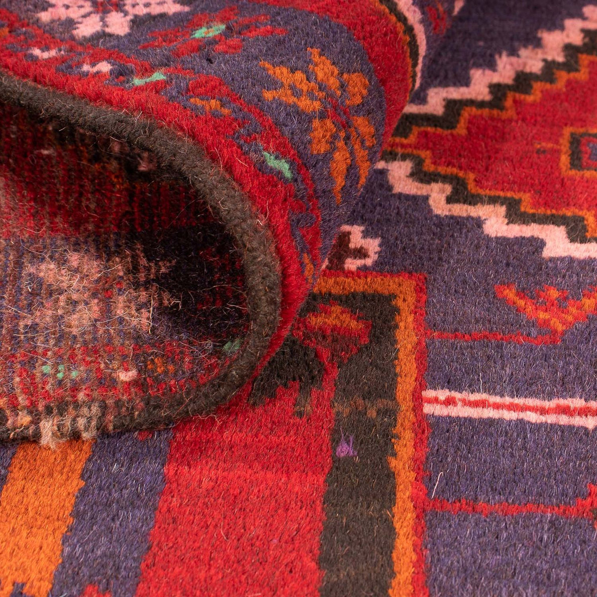 Belutsch Rug - 125 x 87 cm - dark red