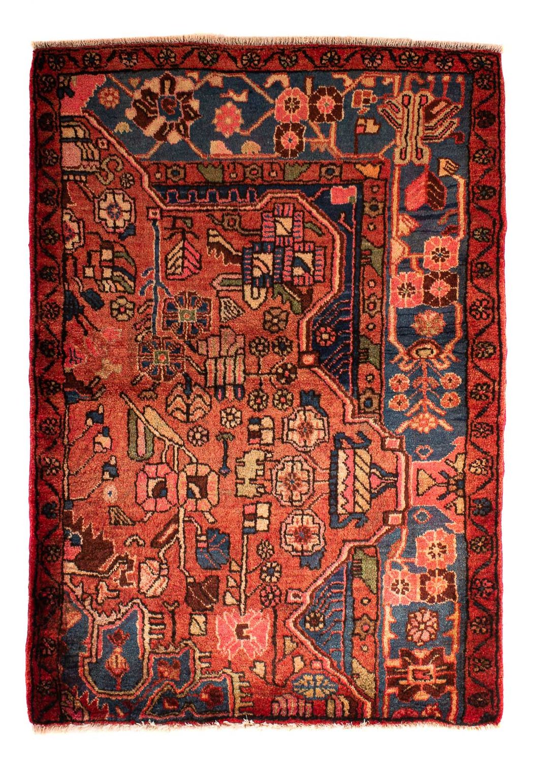 Perser Rug - Nomadic - 122 x 88 cm - multicolored