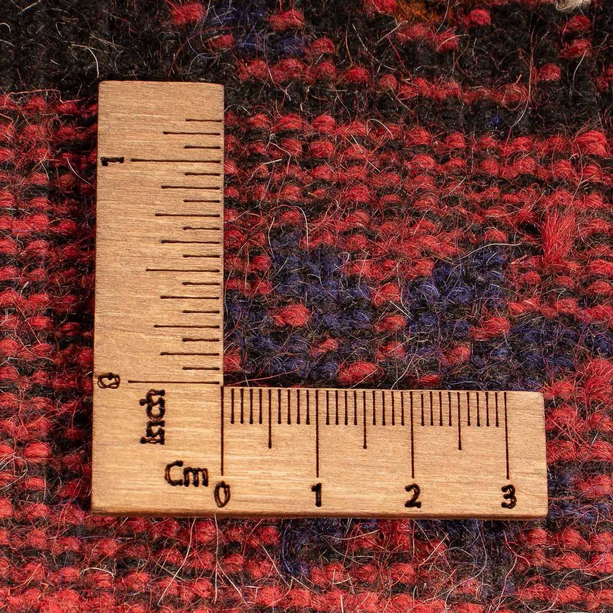 Belutsch Rug - 140 x 92 cm - dark red