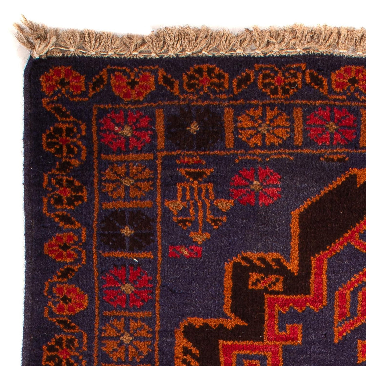 Belutsch Rug - 133 x 76 cm - dark blue