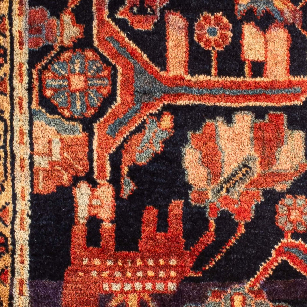 Perser Rug - Nomadic - 120 x 88 cm - multicolored