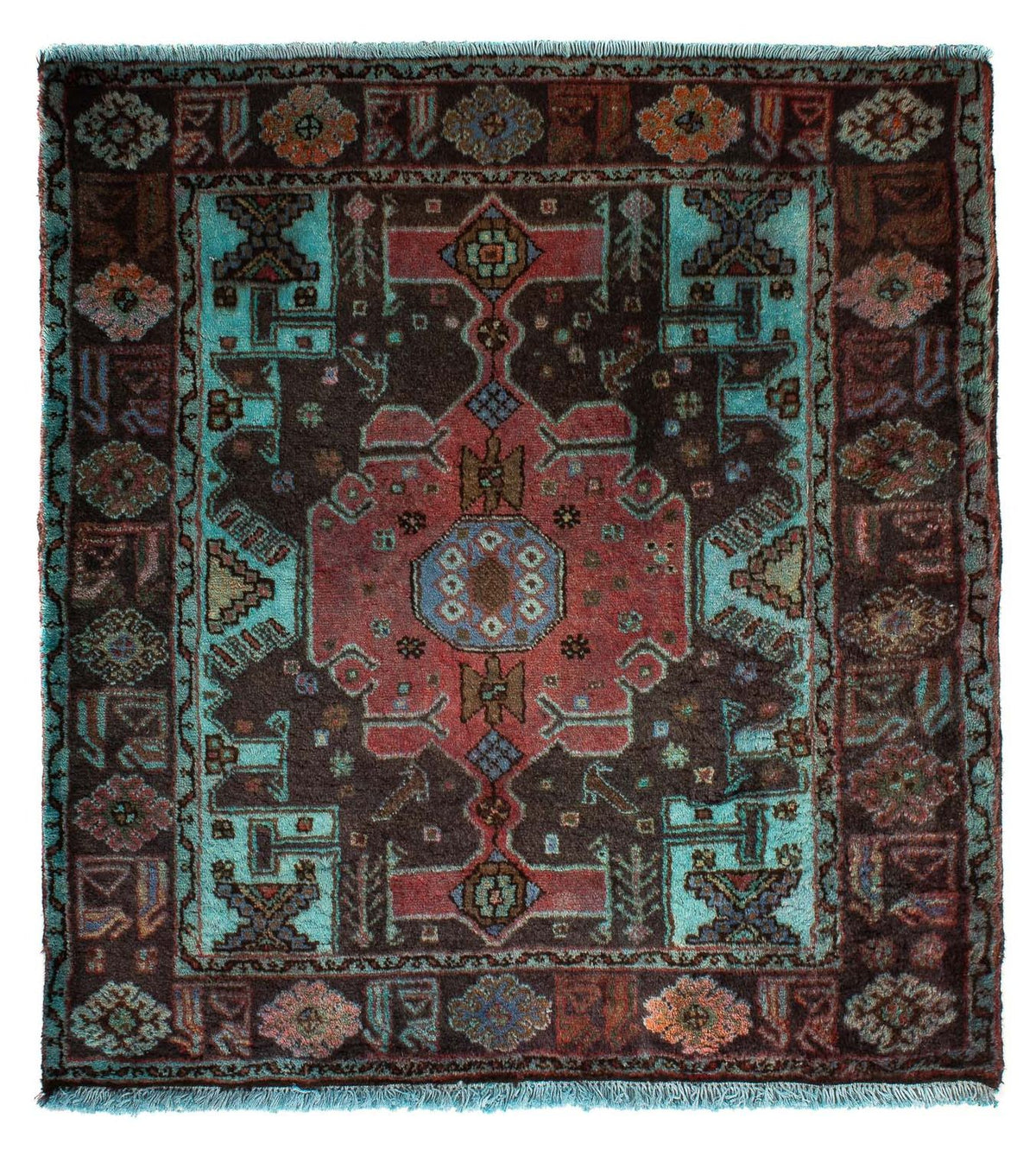 Perser Rug - Nomadic square  - 108 x 101 cm - multicolored