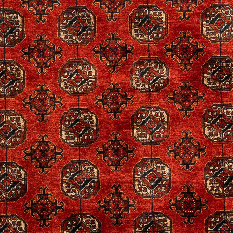 Afghan Rug - Bukhara - 199 x 124 cm - dark red