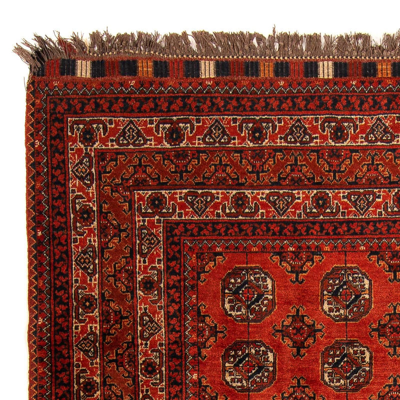 Afghan Rug - Bukhara - 199 x 124 cm - dark red