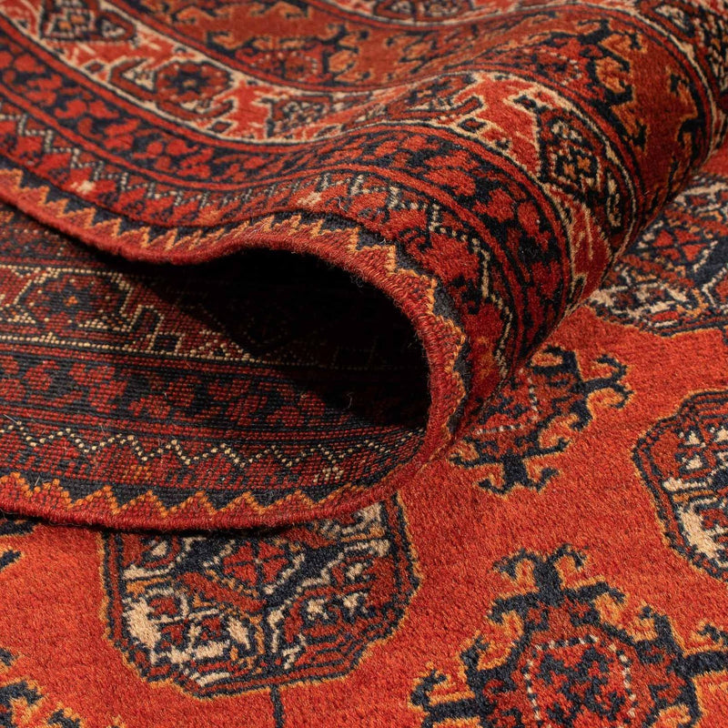 Afghan Rug - Bukhara - 199 x 124 cm - dark red