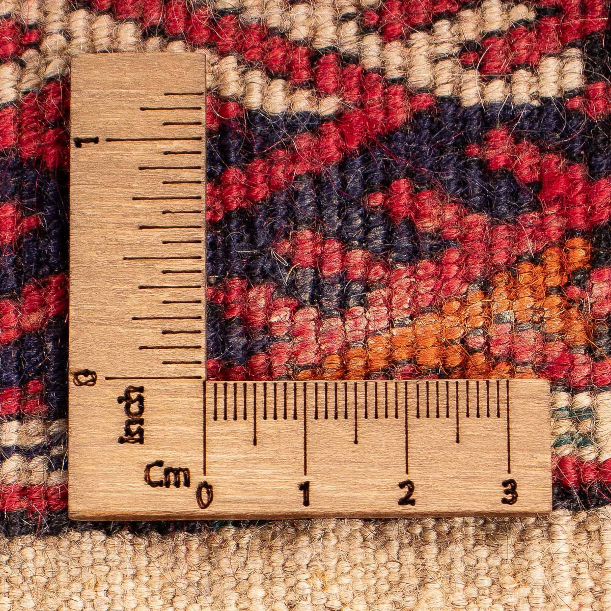 Turkaman Rug - 123 x 83 cm - dark red