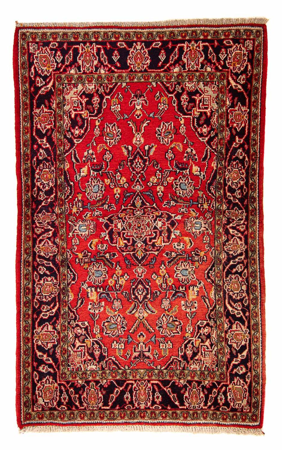 Perser Rug - Keshan - 205 x 125 cm - red