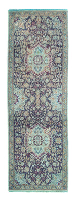 Runner Perser Rug - Nain - Royal - 290 x 92 cm - dark blue