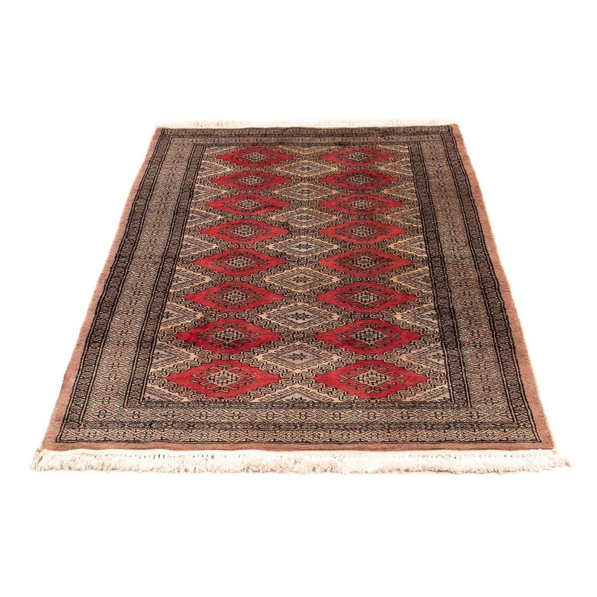 Pakistani Rug - 150 x 96 cm - dark red