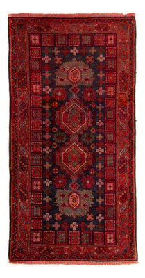 Belutsch Rug - 154 x 78 cm - dark red