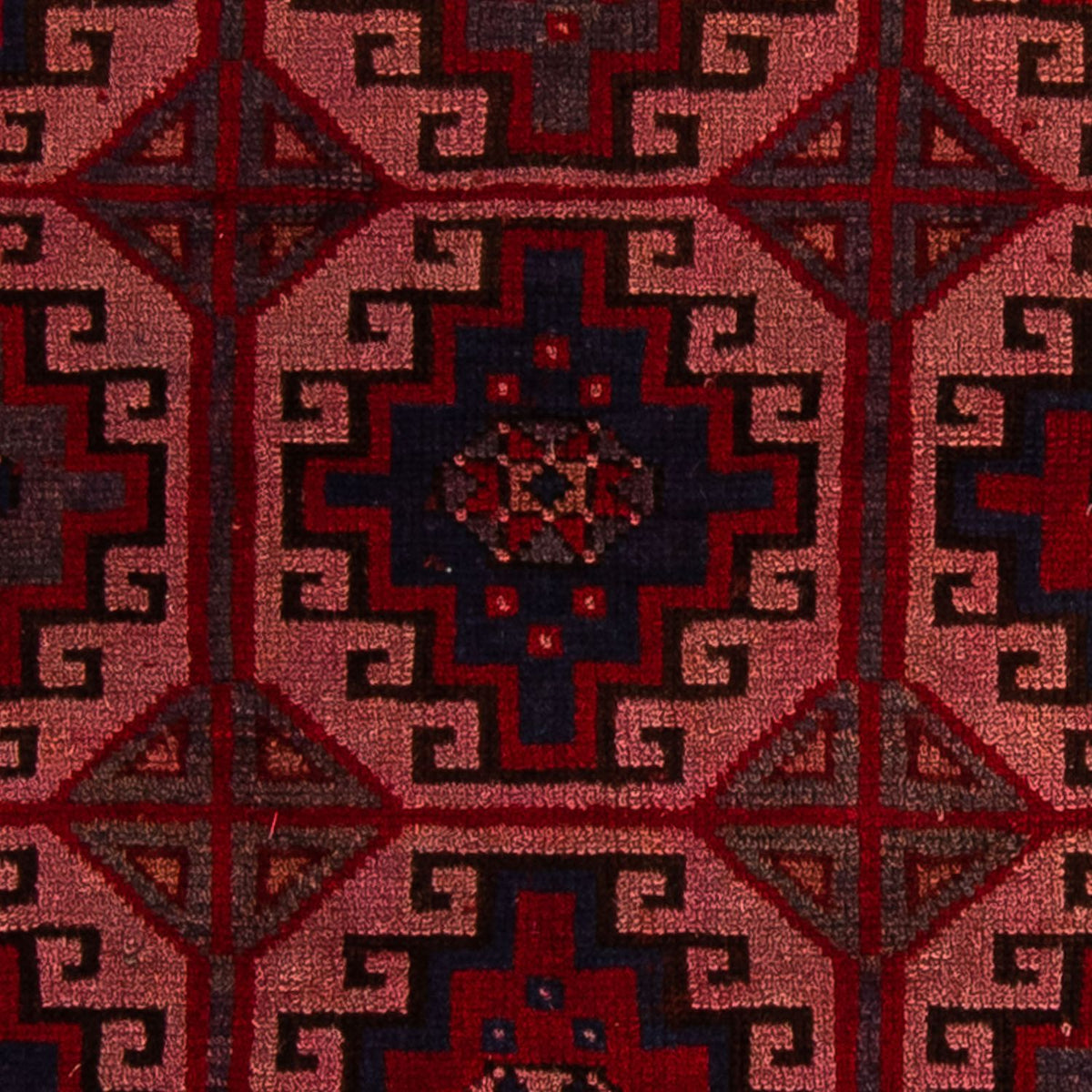 Belutsch Rug - 131 x 104 cm - light red