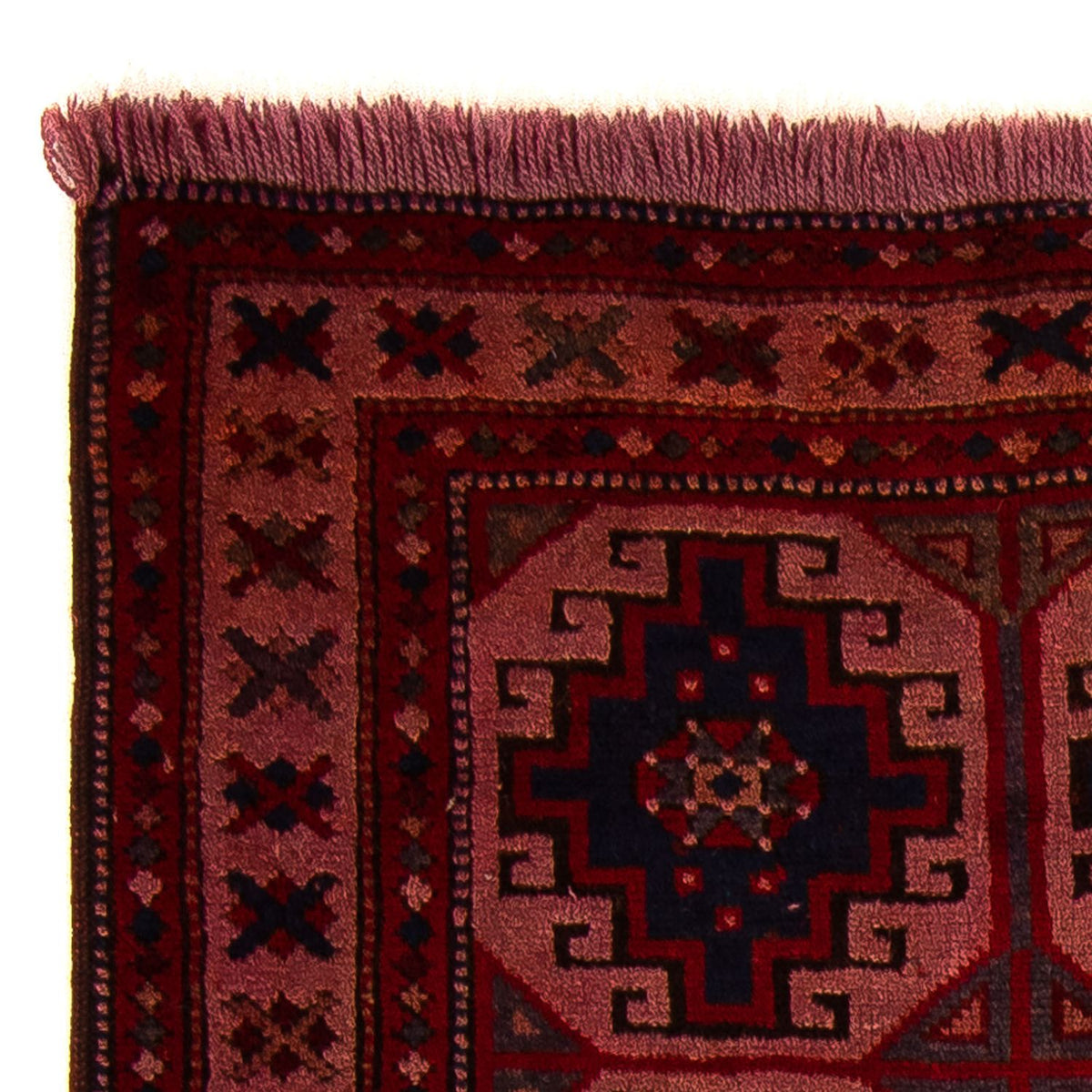 Belutsch Rug - 131 x 104 cm - light red