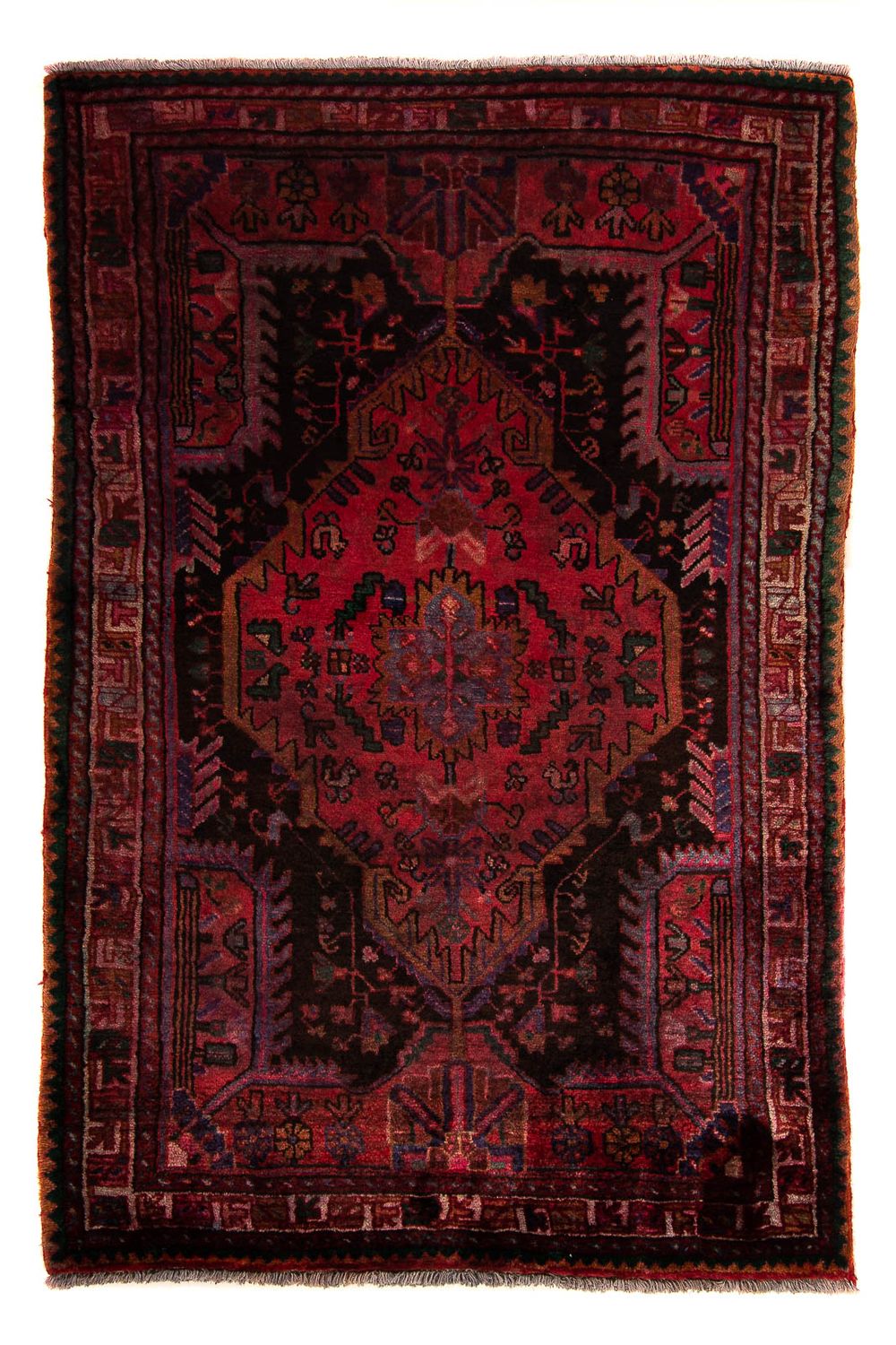 Perser Rug - Nomadic - 175 x 115 cm - dark red