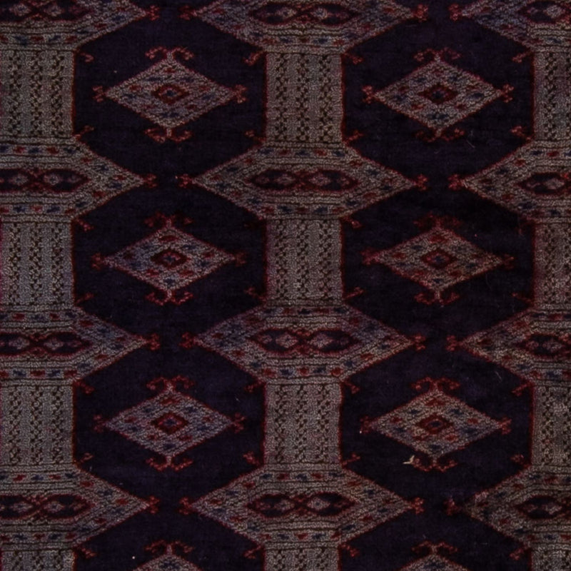 Turkaman Rug - 147 x 108 cm - dark brown