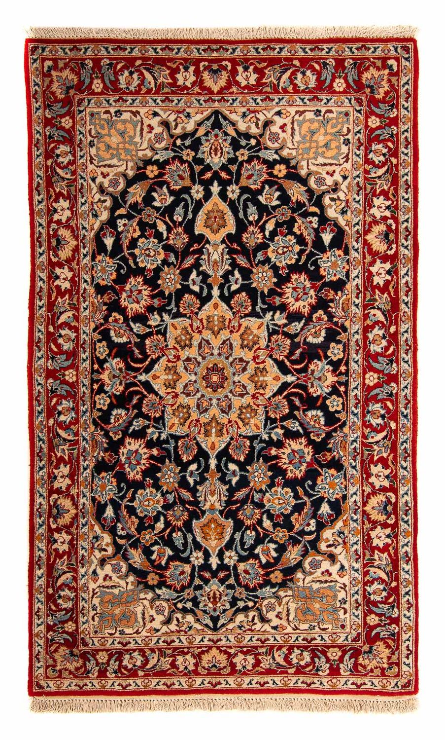 Runner Perser Rug - Isfahan - Premium - 175 x 100 cm - dark blue