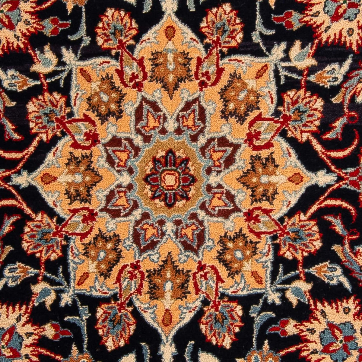 Runner Perser Rug - Isfahan - Premium - 175 x 100 cm - dark blue