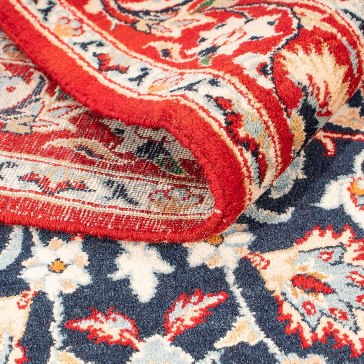 Runner Perser Rug - Isfahan - Premium - 175 x 100 cm - dark blue