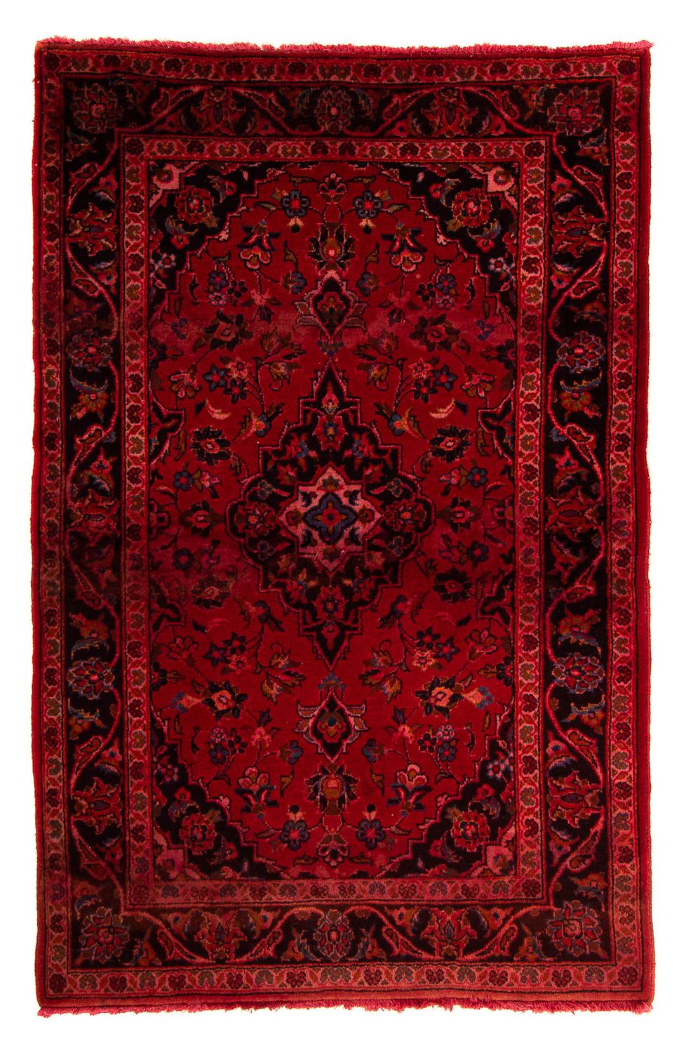 Perser Rug - Keshan - 155 x 100 cm - dark red
