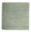 Wool Rug square  - 47 x 47 cm - green