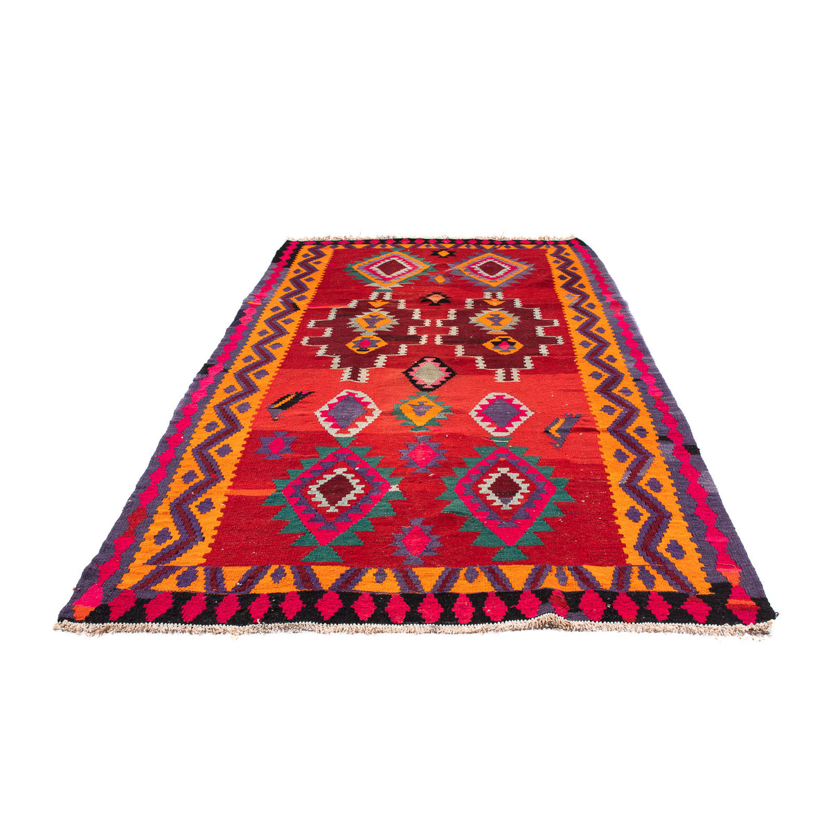 Kelim Rug - Old - 280 x 155 cm - multicolored