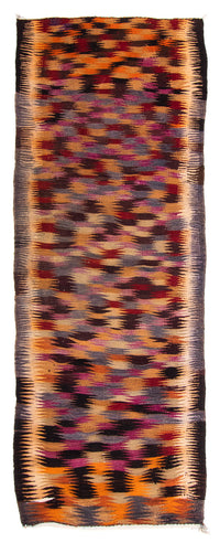 Runner Kelim Rug - Old - 305 x 105 cm - multicolored