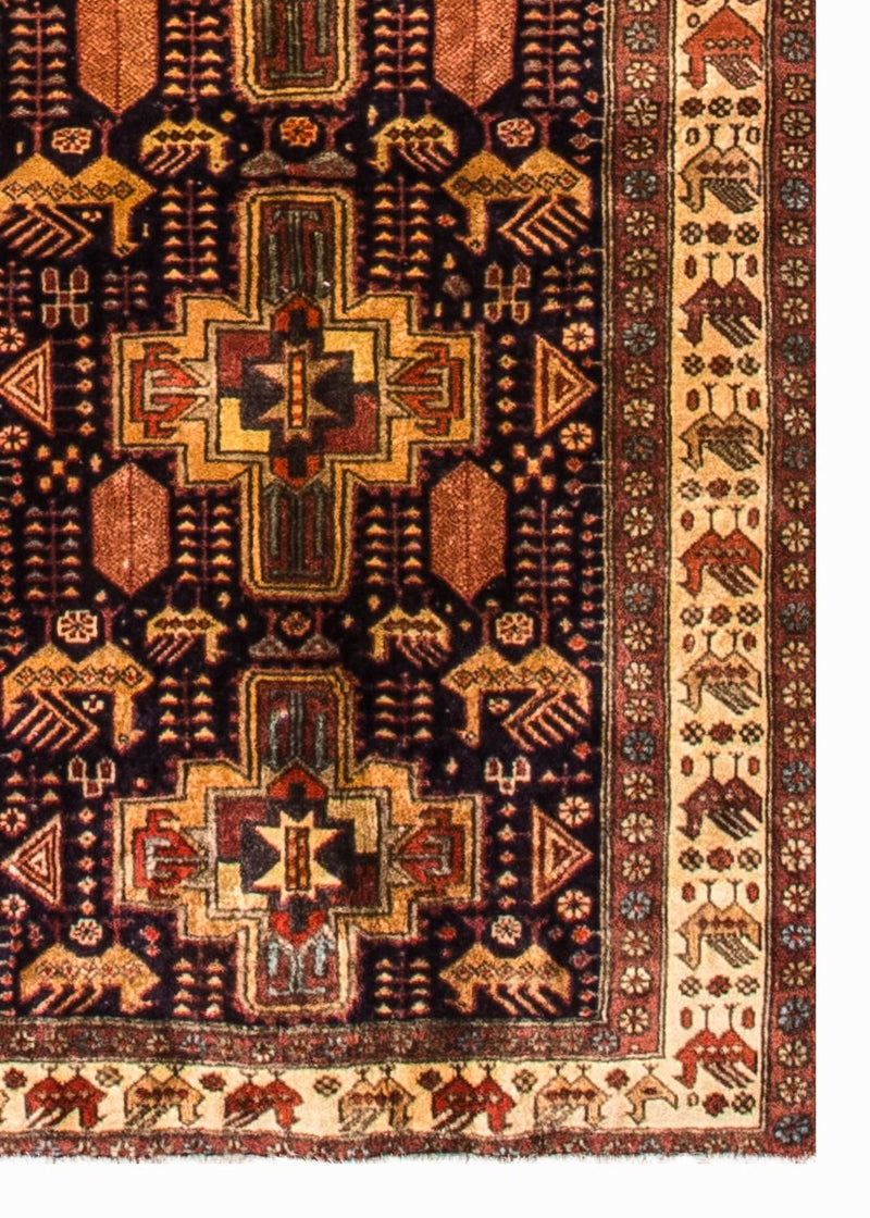 Runner Perser Rug - Nomadic - 326 x 98 cm - dark blue