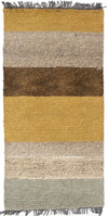 Nepal Rug 70x140cm - Wool Rug - Rectangle / Multicolored / 70 x 140 cm Rectangle