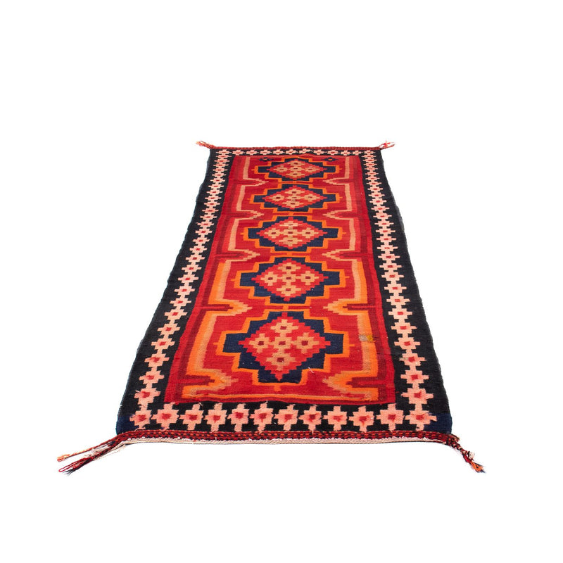 Runner Kelim Rug - Old - 285 x 100 cm - multicolored