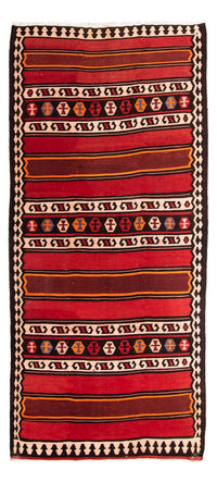 Runner Kelim Rug - Old - 330 x 150 cm - multicolored