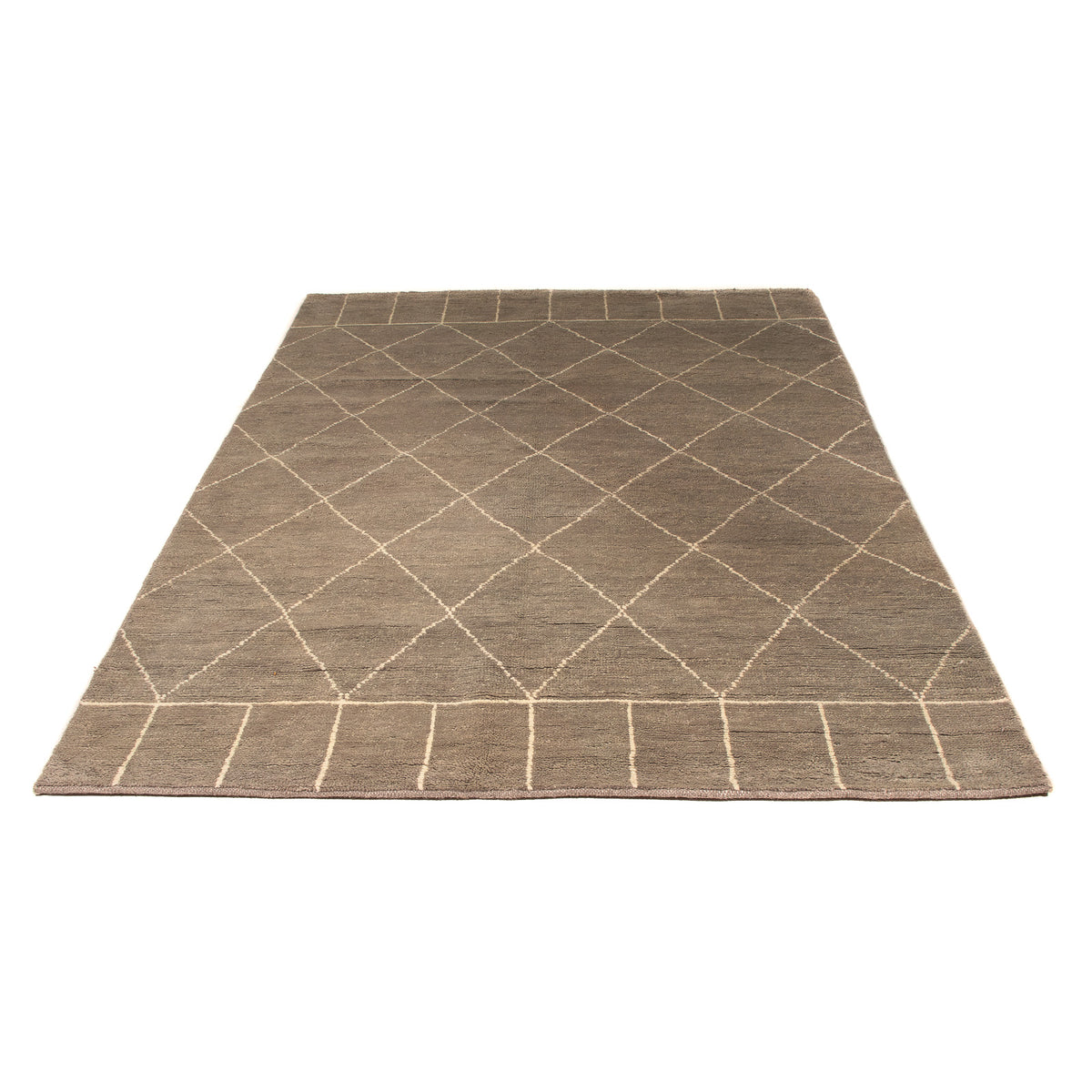 Designer Rug - 240 x 160 cm - dark brown