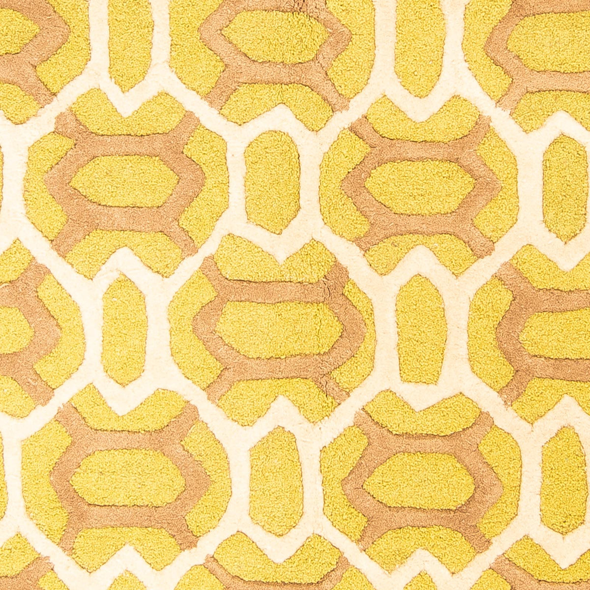 Wool Rug - 260 x 180 cm - yellow