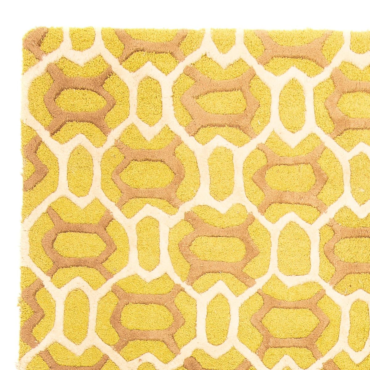 Wool Rug - 260 x 180 cm - yellow