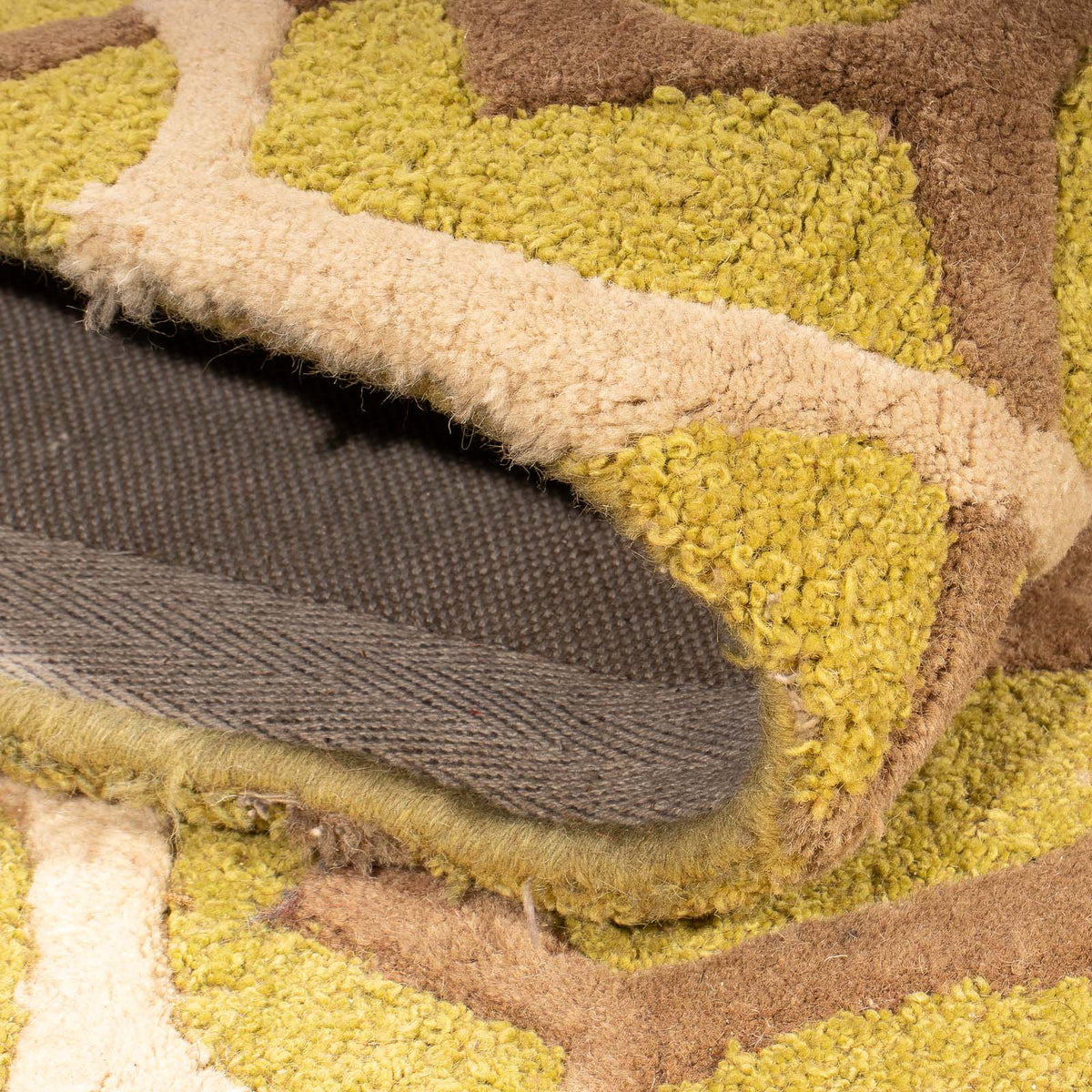 Wool Rug - 260 x 180 cm - yellow