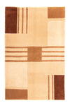 Nepal Rug 140x200cm - Wool Rug - Rectangle / Beige / 140 x 200 cm Rectangle