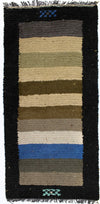 Nepal Rug 70x140cm - Wool Rug - Rectangle / Multicolored / 70 x 140 cm Rectangle