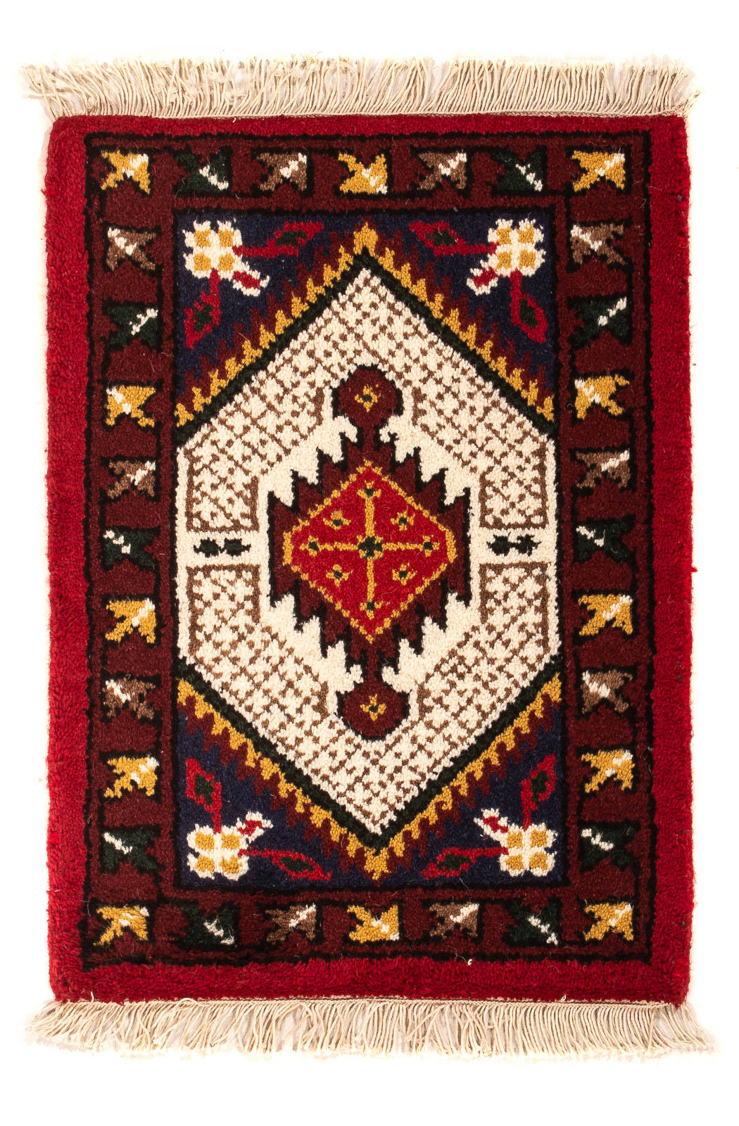 Oriental Rug - 60 x 40 cm - dark red
