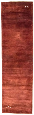 Runner Gabbeh Rug - Loribaft Perser - 280 x 81 cm - brown