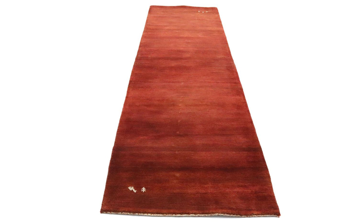 Runner Gabbeh Rug - Loribaft Perser - 280 x 81 cm - brown