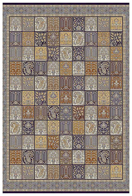 Oriental Woven Rug - Byzantine Boudoir - rectangle