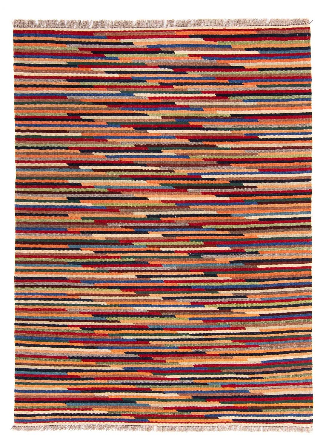 Kelim Rug - Trendy - 206 x 148 cm - multicolored