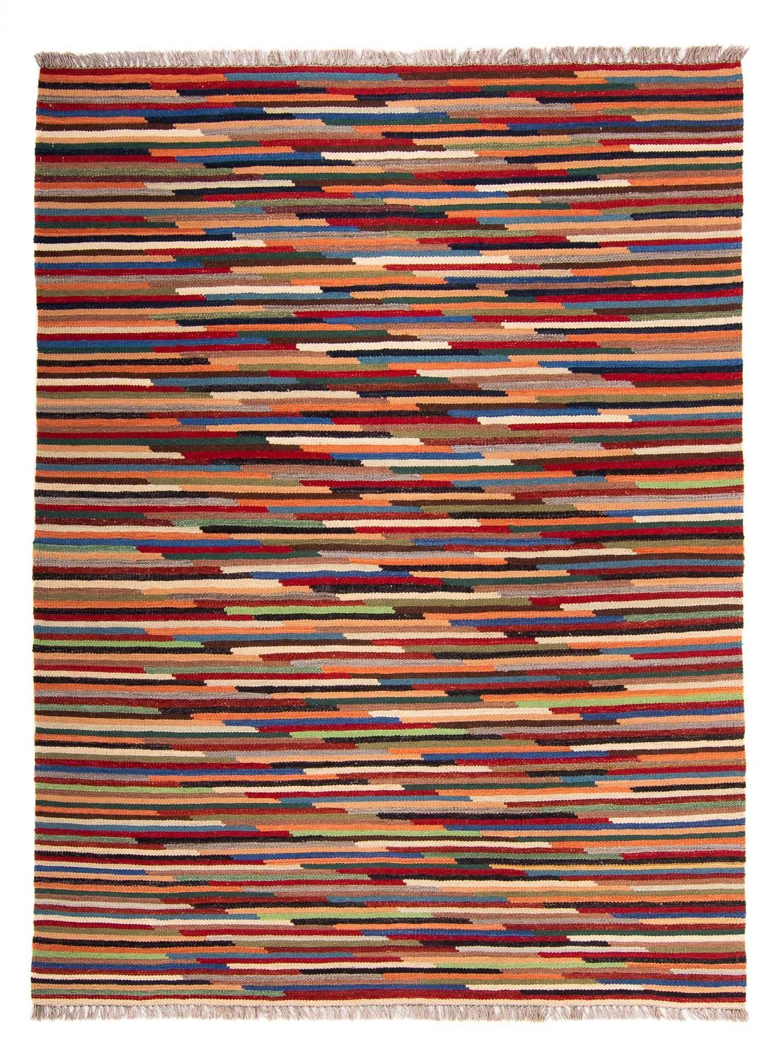 Kelim Rug - Trendy - 202 x 147 cm - multicolored