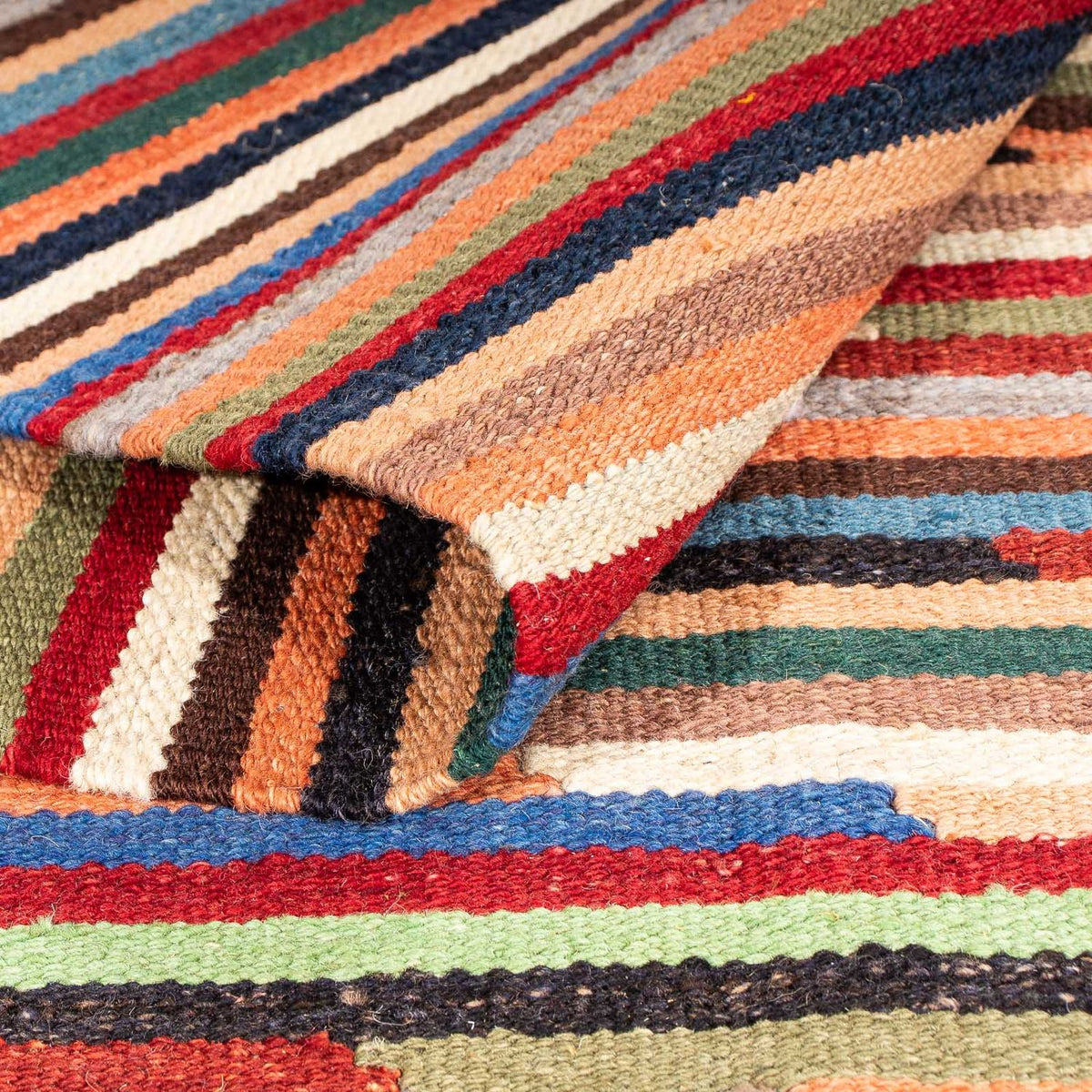 Kelim Rug - Trendy - 202 x 147 cm - multicolored