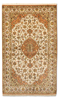 Silk Rug - Kashmir Silk - 160 x 95 cm - beige