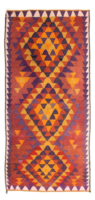 Runner Kelim Rug - Old - 310 x 150 cm - multicolored