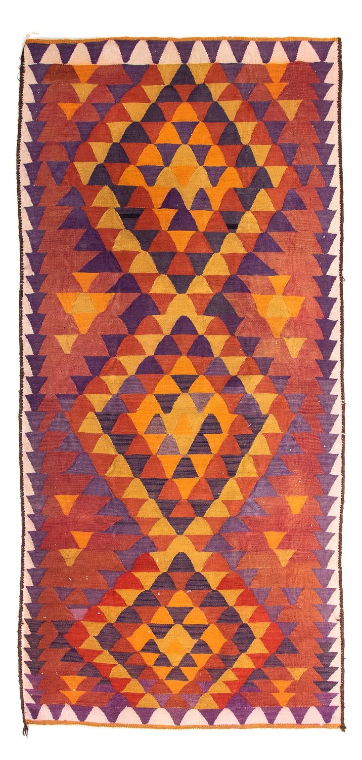 Runner Kelim Rug - Old - 310 x 150 cm - multicolored