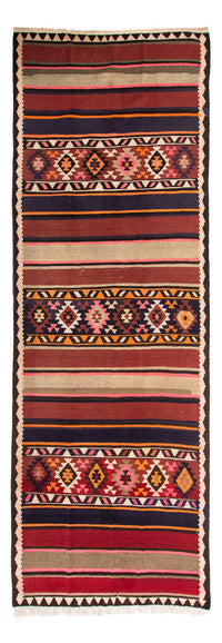 Runner Kelim Rug - Old - 360 x 140 cm - multicolored